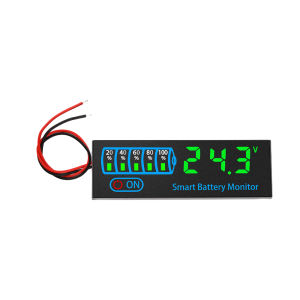 DC 7-55V LED Battery Capacity indicator light voltage and power indicator acid battery/lithium-ion battery power display board