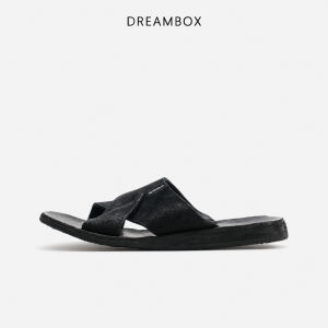 dreambox | Dép Xỏ Ngón Da Ngựa Đã Rửa Thoáng Khí