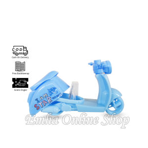 Serutan Rautan Pensil Kerukan Scooter Unik Anak Sekolah