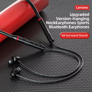 Lenovo | Origial Lenovo HE05X Ⅱ Magnetic Neck Strap Earphones Wireless Bluetooth V5.0 Neckband Headphones Waterproof Sport Headset