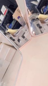 SL CERMIN LIPAT PERSEGI PORTABLE FOLDABLE MEJA UNTUK RIAS MAKEUP WAJAH