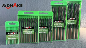 MONAKE German Tool Mata Bor 1-13mm HSS Steel Bor Besi Baja Keras Titanium/Kayu/Besi/kerami/Mata Bor Set Box