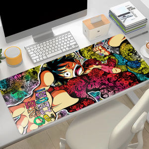 Bandai | Computer Mouse Pad Gamer Playmat Large Gaming Mousepad Kawaii XXL Desk Mat O-One Piece Luffy Mause Pad Laptop Keyboard Carpet