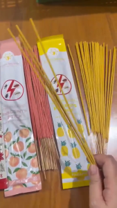 Golden Inscents International Premium Quality Pineapple Incense Sticks  - 1 pack (30 Sticks) Made with Natural Fower Oil Eco-Friendly & Organic Fly & Mosquito Repellent for Indoor & Outdoor