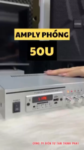 Amply loa phóng thanh công suất 50W chính hãng ORIS 50U Amply phóng cho ra âm thanh chính xác - oris MP3-50U