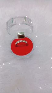 Cincin BY 04 Alloy Lapis Mas 18K Permata Zirconia Premium Quality & Tahan Lama RP006S