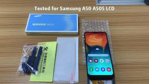 tft A50 Display Screen With Frame for Samsung Galaxy A50 A505 A505FN/DS A505F/DS LCD Display Digital Touch Screen Replacement