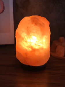 100% Himalayan Salt Lamp Premium Quality Authentic Himalayan Rock Salt Air Purifier Ionizer Negative Ionizer Night Light. Health Relaxation Benefits! gift