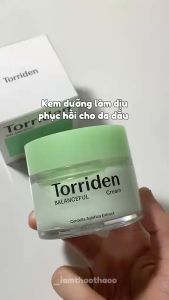 Kem Dưỡng Ẩm Làm Dịu Và Phục Hồi Da Chiết Xuất Từ Rau Má Torriden Balanceful Cream 80ml