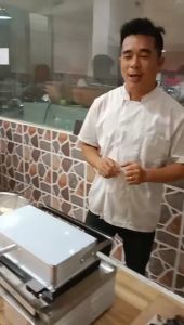 {Đủ Mẫu} Máy Làm Bánh Công Nghiệp Đường Phố Nhiều Mẫu: bánh cá Sandwich xúc xích Ca rô Donut Bông Hoa Waffle Maker Electric 220v Machine