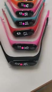 Candy Color Kids Children Watches Birthday Gift For Boy Girls Silicone Strap Watch LED Digital Kid Watch Fashion Sport Bracelet