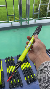 Joran Pancing Tegek Set Kolong Ruas Pendek Handle Busa Eva