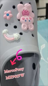 Marco Pony รองเท้าแตะ ชุดของผู้หญิง รองเท้าหัวโต รองเท้านิ่มเหยียบอึ กันลื่น เบาสบาย สนุกสนุกสมดุลสําหรับสตรี การแฟชั่นฤดูร้อน รองเท้าแตะกลางแจ้ง MH-9019W