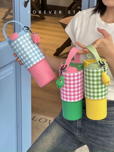 Holo Flask Tumbler Hot and 750ml Cold with Straw Coffee Mug Vacuum Insulated Stainless Steel Water Bottle Gift Valentines Day Girlfriend