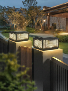 DGY | Sleek Solar Outdoor Pillar Light Waterproof