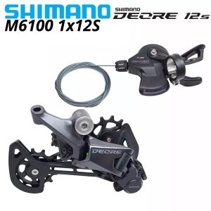 SHIMANO | SHIMANO DEORE M6100 12Speed Groupset for MTB Mountain Bike Shift Lever with Rear Derailleur 12V Shifter Swtich Basic M7100 M8100