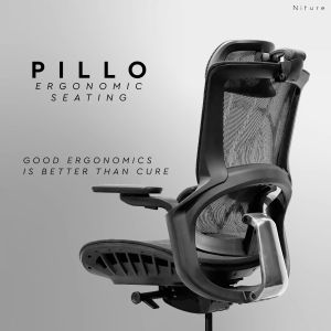 PILLO Office Chair/Ergonomic Chair/High Back Mesh Chair/Kerusi Office Full Mesh by Niture