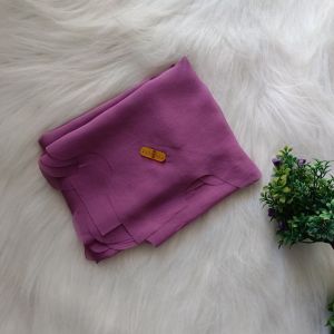 Hijab Segiempat Lasercut Gelombang Polycotton Bella Square