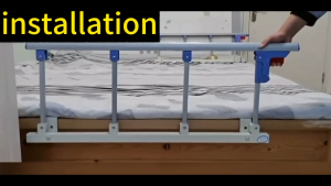 【Ready Stock】Bed side protector Bed fence Bumper bed Bed bumper Aluminum Alloy Armrest Foldable 4 Gear / 5 Gear / 6 Gear
