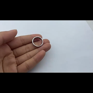 DISTILLATE Stainless Steel Folding Ring Portable Gifts Rings Jewelry Double Ring Rotation Ring Women