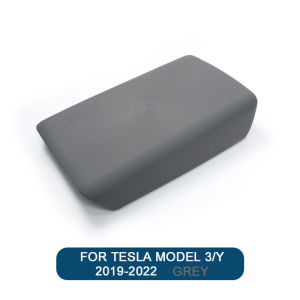 For Tesla Model 3/Y 2019-2022 Car Central Armrest Box Pad For Tesla Model 3 Highland 2024 TPE Center Console Arm Rest Lid Cover