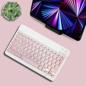 DANYCASE | Wireless Keyboard for Tablet 10-13 inch iPad 2024 Huawei Samsung Xiaomi Pad Rechargeable Bluetooth Keyboard with Mouse