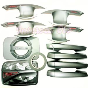 Paket Outer Handle Tank Cover Tutup Bensin Mobil Xpander 2016 Non Keyless Hitam