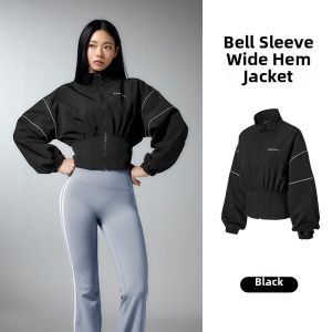 Flared Cuff Wide Hem Jacket
