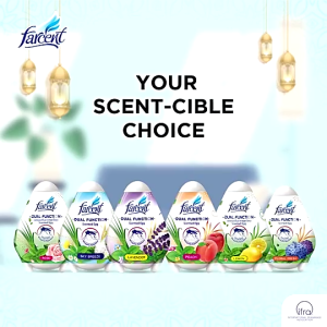 FARCENT Egg Scented Gel Air Freshener Mosquito Repellent 170g ( Lemon ) ( Peach ) ( Floral Fresh ) ( Lavender ) ( Sky Breeze )