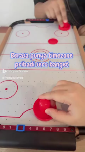 PASAR ASEMKA13 - Mainan Anak Tabletop Air Hockey Mainan Timezone Blower Angin Air Hockey Kado Ulang Tahun Anak Mewah Spesial / Mainan anak board game mini desktop hockey game table