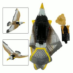 Flying Hawk Bird Repellent Hanging Eagle Flying Owl Repellent Scarer Decoy Repellent Pest Control Scarecrow Garden Decoration