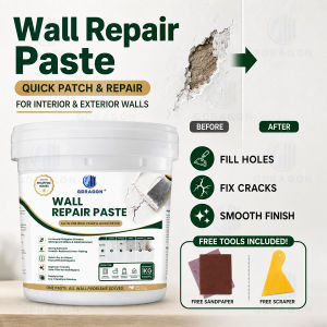 1KG Wall Mending Paste Agent Original Wall Repair Paste Holes Crack House Kitchen Bathroom
