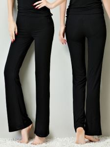 กางเกงโยคะทรงหลวมสำหรับผู้หญิง กางเกงเต้นรำสี่แยก กางเกงเต้นรำ กางเกงโยคะทรงตรง กางเกงทรงหลวม กางเกงทรงหลวมสำหรับออกกำลังกาย