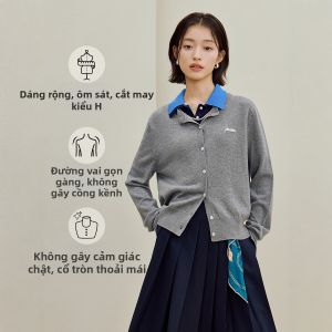 INMAN | Áo Cardigan Dệt Kim Thêu Rộng