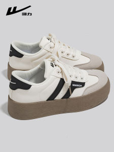 Womens Winter 2025 High Top Boost Casual Shoes Versatile Retro Thick Bottom Inner Heightening White Sneakers Casual Board Shoes