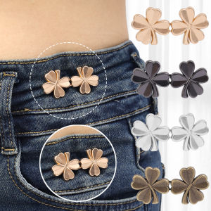 【♡Lovely girls house♡】Detachable Metal Waist Buttons Bow Patterns Metal Pants Button for Clothes Adjustable Pin