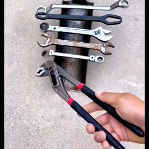 ATO 8"/10"/12" Plumbing Pliers Kits Water Pump Pliers Groove Joint Pliers V-Jaw Tongue and Groove Pliers