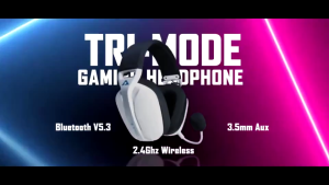 Armaggeddon Cosmic III Lite Bluetooth Wireless 2.4G Gaming Headset with Detachable Mic