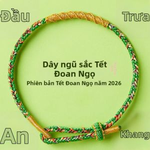 PUTUOSHAN | Vòng Tay Dệt Năm Sinh Tuổi Tỵ Đa Màu