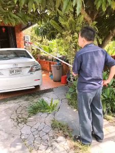 กรรไกรตัดกิ่งด้ามยาวกรรไกรตัดกิ่งไม้ 2 ส่วนประสบการณ์ เสายืดไสลด์โลหะผสมอลูมิเนียม ไม่ต้องกังวลกับผู้สูงอายุ