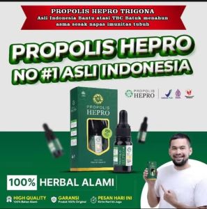 PROPOLIS HEPRO ® Propolis Hepro Asli | Propolis Hepro Original Untuk TBC Batuk Menahun - Asma - Covid-19