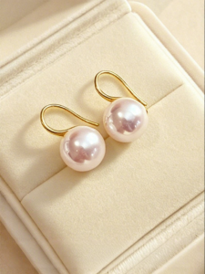 YISHU | Akoya Pearl Earrings Cherry Blossom Pink Goddess New 2026 Design