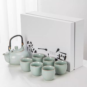 XIANGYE | Bộ Trà Ru Kiln Mới Lớn