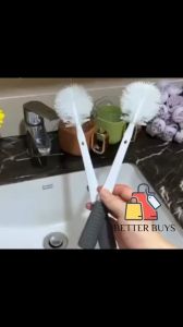 BETTER BUYS stock no.KKK，1pcs Five-in-One Lazy Silicone Cup Brush Baby Bottle Brush Cleaning Appliance Long Handle Cup Brush360Degree Rotation Folding Bruch Head