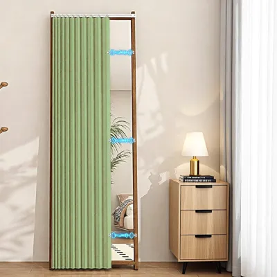 LIANGPAN | Full Length Mirror Dust-proof and Concealment Curtain with Track