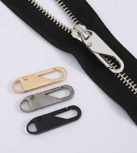2pcs Zipper Head Replaceable Zipper Slider Multifunction Pull Clothing Zip Backpack Metal Slider Extension Fixer 拉链头