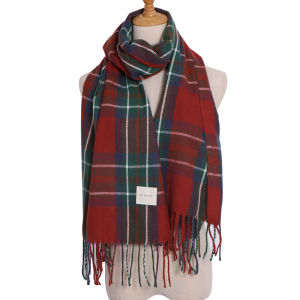 Fashion Scottish Style Tartan Warm Scarf for women Plaid Soft Long Wrap Shawl Christmas Valentines Day for Girlfrend Wife Mom