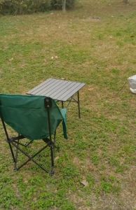 Foldable Camping Set Outdoor Table & 2/4/6/8 Chairs Lightweight for Patio/Garden/Picnic