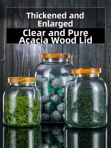 CRISTALGLASS | Wood and Glass Airtight Canister