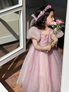 Princess Style Birthday Girls Dress Childrens Puffy Skirt Summer New Arrival Kids Clothing Skirt for Girls Ages 3-14
